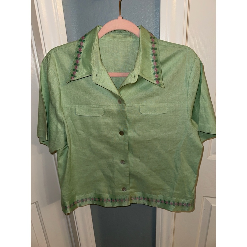 Linen Button Down - image 1
